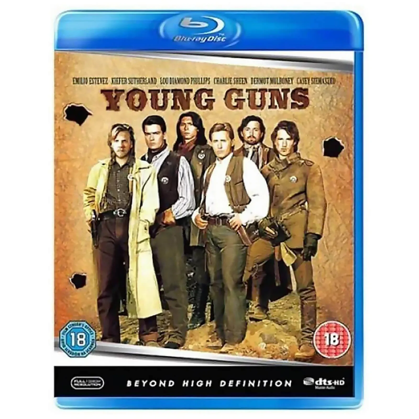 Young Guns (Blu-ray Disc, 1988) NEW