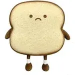 VHYHCY Toast Bread Pillow Funny Food Plush Toy Pillows Small Cute Stuffed Plush Toast Sofa Pillow (toast Bread, Brown)