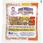 Great Northern Popcorn Premium 8 Ounce Popcorn Portion Packs, Case of 40