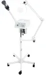 Skinact Euro Facial Steamer with Aroma Therapy and LED Magnifying Lamp