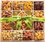 Nut Cravings Gourmet Collection - Mixed Nuts Gift Basket in Reusable Diamond...