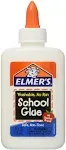 Elmer's Washable School Glue 4 fl oz / 118 ml (Pack of 6)