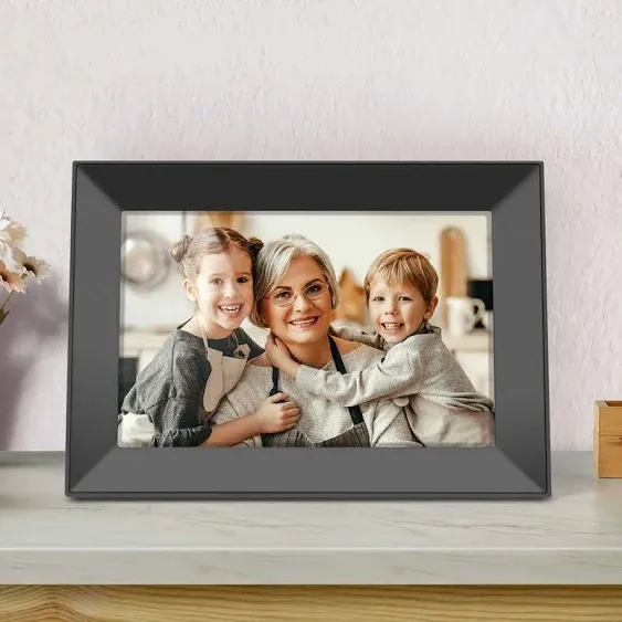 WiFi Touchscreen Digital Photo Frame with Auto Rotation and 16GB Built