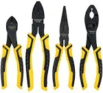 Stanley 84-058 4 Piece Plier Set