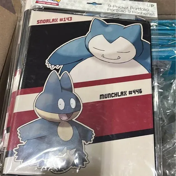 Pokemon 9-Pocket Portfolio: Snorlax & Munchlax