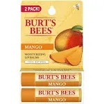 Burt's Bees Lip Balm Stocking Stuffers, Moisturizing Lip Care Christmas Gifts, Superfruit – Pink Grapefruit, Mango, Coconut & Pear, Pomegranate (4-Pack)