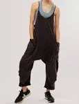 Free People Movement Hot Shot Onesie Washed Black / S