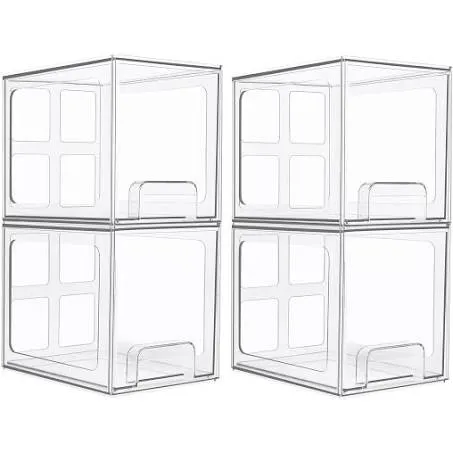 6.6'' Tall Acrylic Bathroom Makeup Organizers