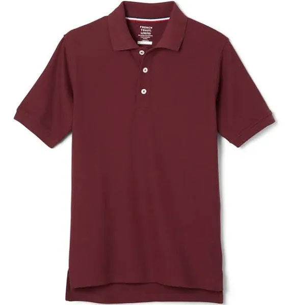 French Toast Boys' Short Sleeve Pique Polo