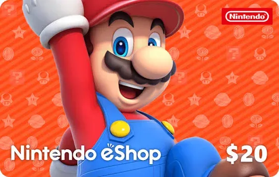 Nintendo Prepaid eShop $20 for 3DS or Wii U