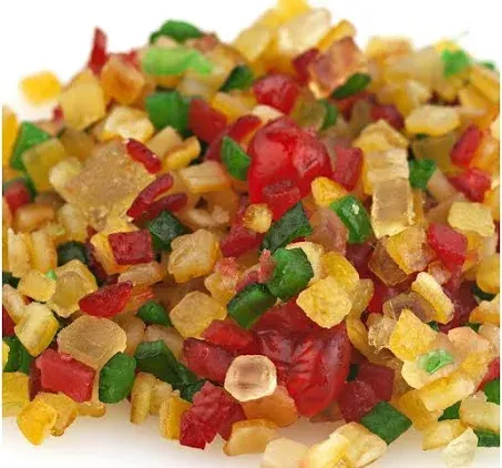 Paradise Diced Fruit Mix Candied Fruit Glaze Special Mello 1 pound