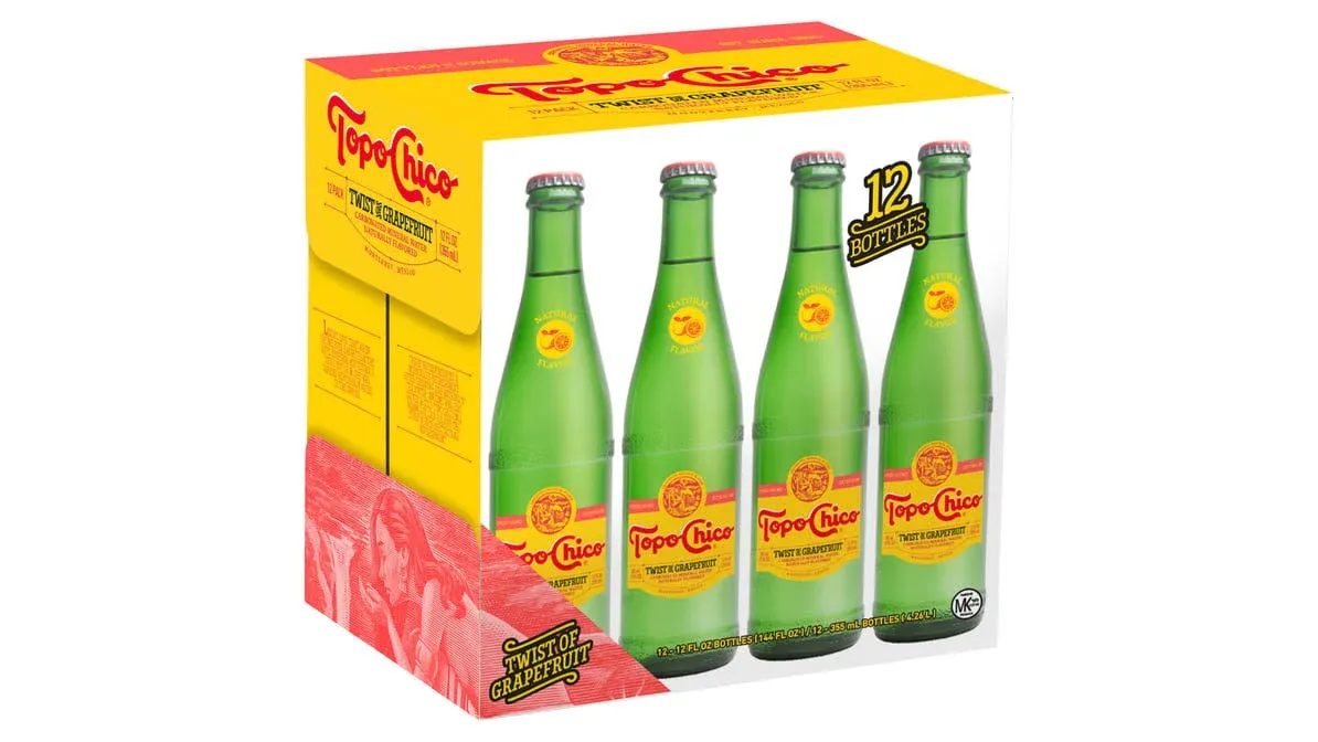 Topo Chico Twist of Grapefruit Mineral Water