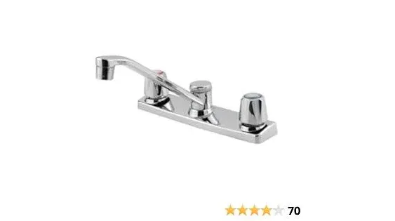 Pfister Pfirst Series 2-Handle Kitchen Faucet, Polished Chrome