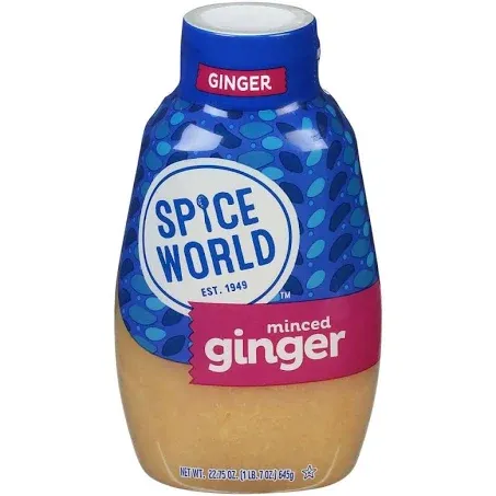 Spice World Squeeze Minced Ginger (22.75 oz.) (Pack of 2)