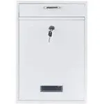 Wall Mounted Locking Vertical Dropbox Mailbox - Safe and Secure Large | Made ...