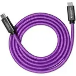 KONDOR BLUE KB USB Cables (Purple, 4' | USBC-USBC | 3.2)