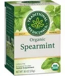 Traditional Medicinals Herbal Tea, Spearmint - 16 bags, 0.85 oz box