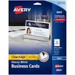 Avery Clean Edge Inkjet Business Cards