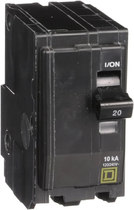 Schneider Electric Square-D QO 20A Two-Pole Circuit Breaker  