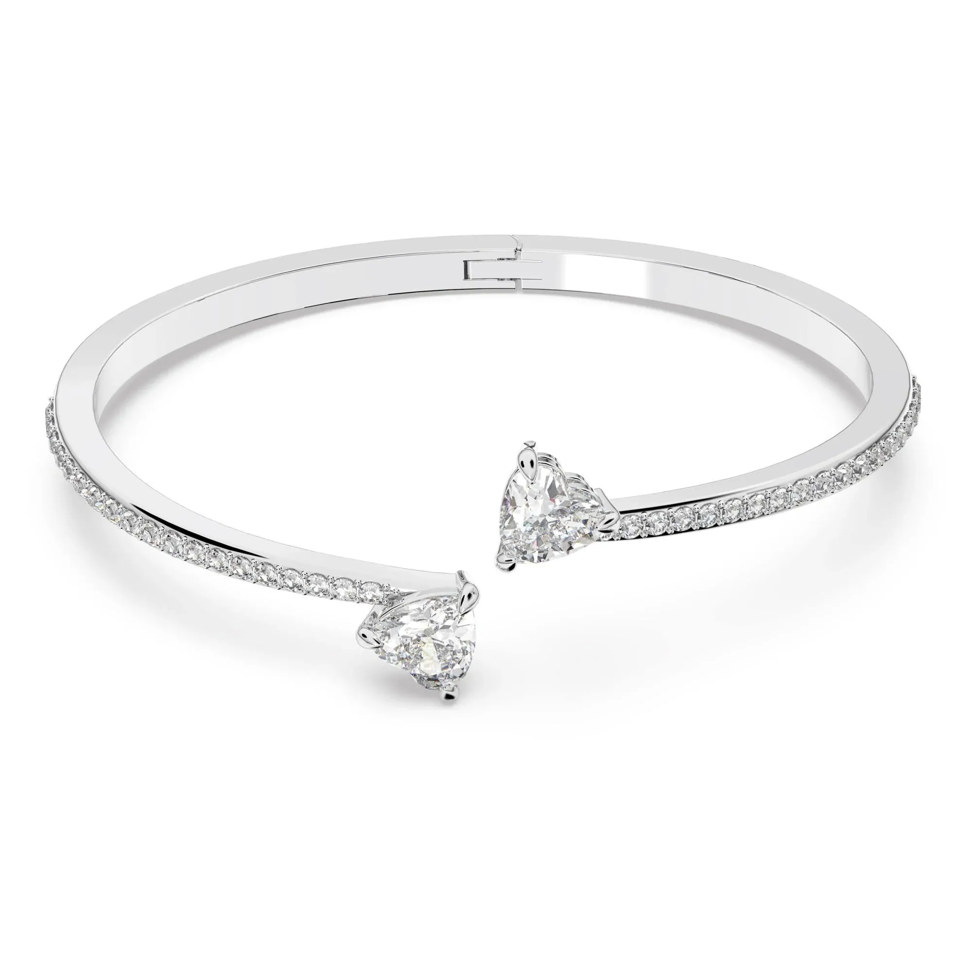 Swarovski Attract Soul Heart Bangle White #5535354