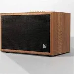 Retro Wooden Bluetooth Speaker, KONEX 40W Vintage Portable Wireless Speaker, Bluetooth 4.2 Heavy Bass Music Player, 20H Long Playtime, Outdoor Speaker for Home, Office, Party, Gift for Friend