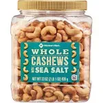 Member's Mark Roasted Whole Cashews with Sea Salt 33 oz.