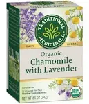 Traditional Medicinals Chamomile with Lavender Herbal Tea Organic