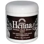 Rainbow Research Henna Hair Color and Conditioner Persian Dark Brown - 4 oz