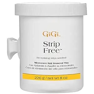 GiGi Strip Free Microwave Formula Hair Removal Wax, 8 oz