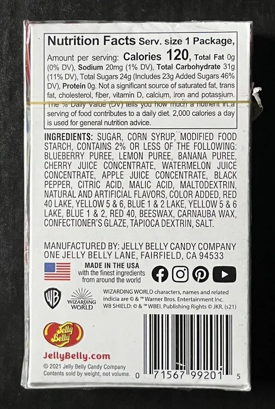 Jelly Belly Harry Potter Bertie Bott's Beans - 1.2 oz box