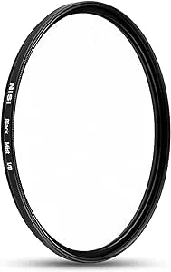 NiSi 72mm Circular Black Mist 1/8 Strength | Soften Images, Reduce Contrast, Enhance Mood and Atmosphere | Diffusion Lens Filter for Soft, Dream-Like Cinematic Effects | Photography and Videography