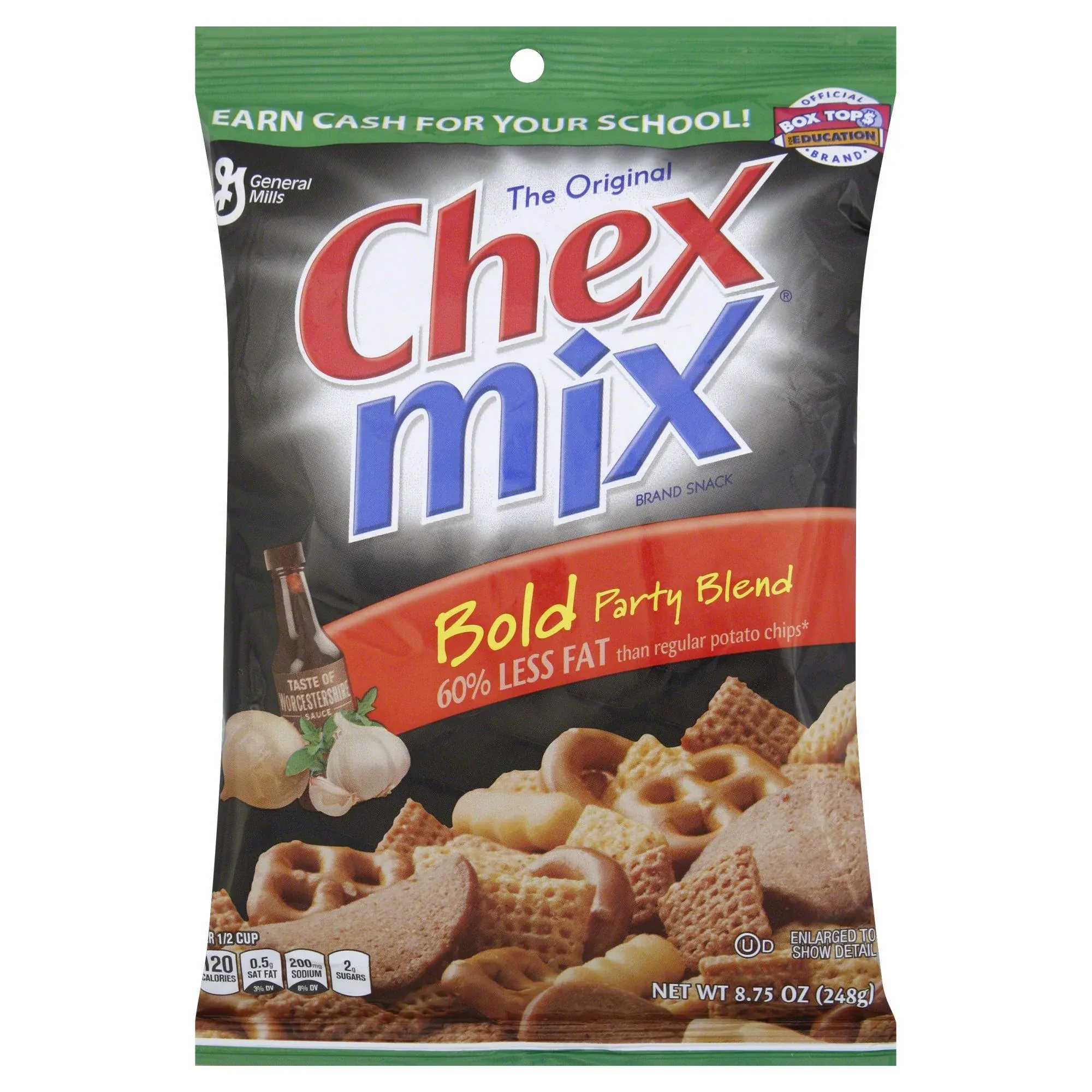 Chex Mix Snack Mix, Savory, Bold Party Blend - 8.75 oz