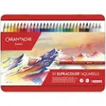 Caran d'Ache Supracolor Water Soluble Pencils Assorted Tin of 30