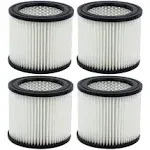 Felji 4 Pack Small Cartridge Filter 90398 90399 Type AA for Shop VAC Wet/Dry Vacs