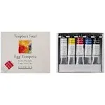 Egg Tempera Set, 0.71 Fl Oz (Pack of 5), Assorted Colors