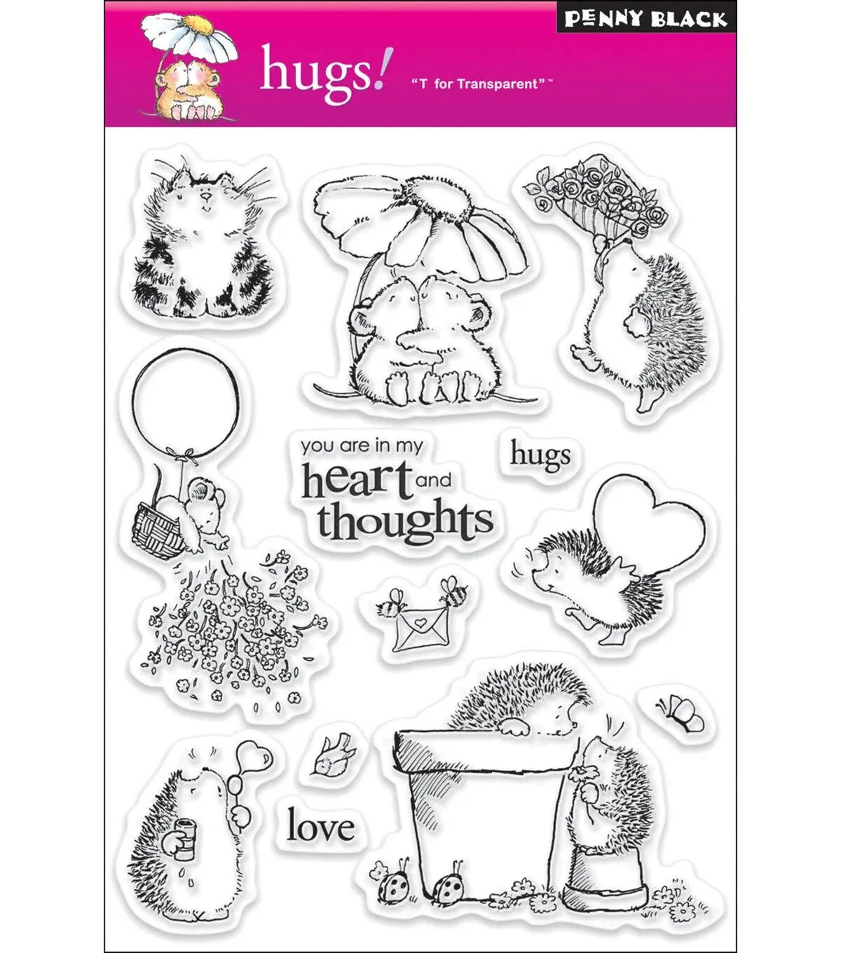 Penny Black Clear Stamps - Hugs