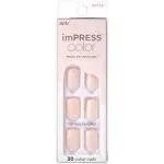 Impress Color Press-On Manicure - Point Pink