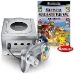 Refurbished Platinum Nintendo Gamecube Super Smash Bros. Melee Bundle