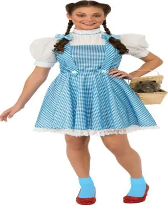 Rubie's womens Wizard of Oz Dorothy Dress and Hair Bows Costume