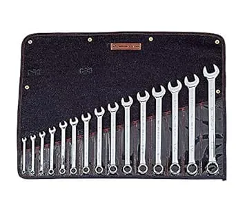 15 PIECE FULL POLISH COMBINATION WRENCH SET 12PT