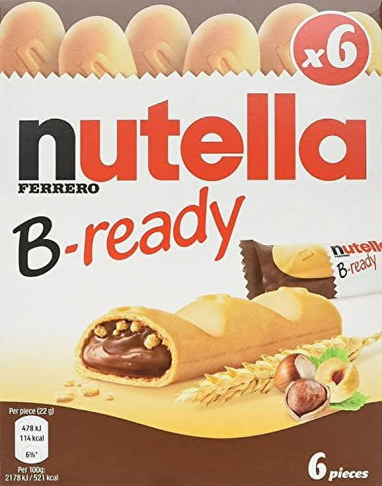 Nutella B-Ready Crispy Wafers (27.9 oz, 36 ct)