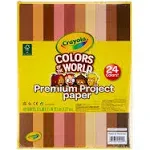 Crayola Colors of The World Construction Paper, 48 Sheets