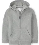 Gymboree | Boys | Zip Up Hoodie - Uniform in Gray | Size 5T | Fleece/Polyester/Cotton