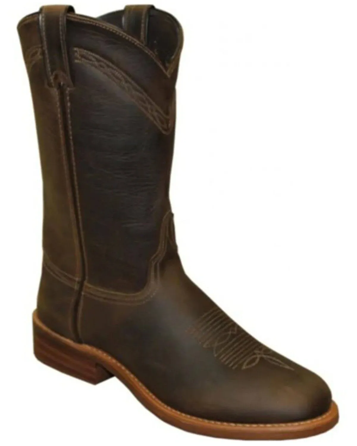 Abilene Men's Cowhide Leather Pull On Western Boot