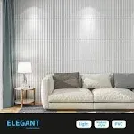 Art3d 3D Decorative Wall Panels,PVC Fluted Textured Panels,32sq.ft - N/A