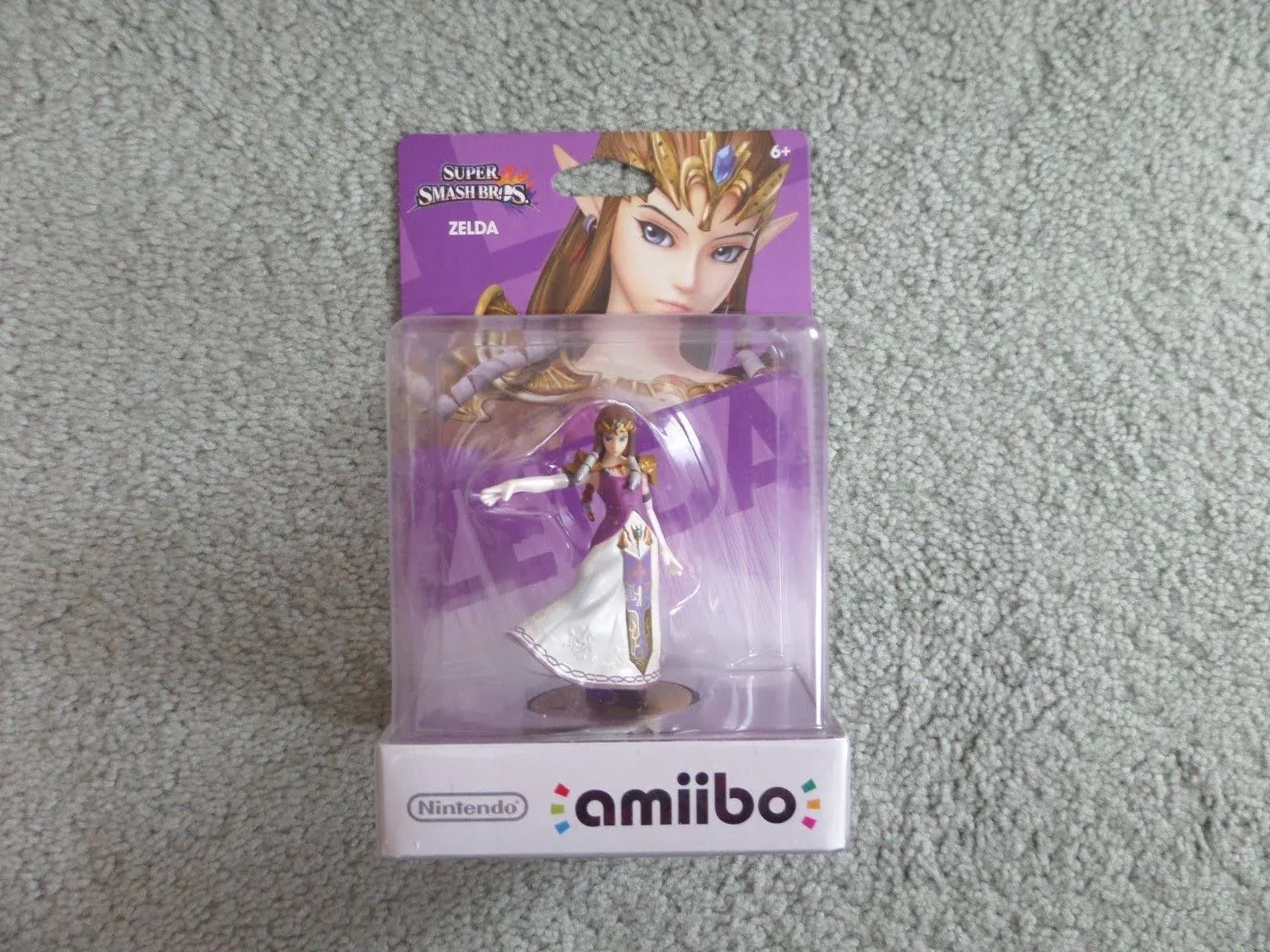 Zelda Amiibo Super Smash Bros Series Nintendo New &amp; Factory Sealed *Box Damage*