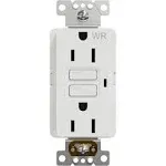 Square D X Series 15 Amp 125-Volt Outdoor Tamper Resistant GFCI Duplex Outlet