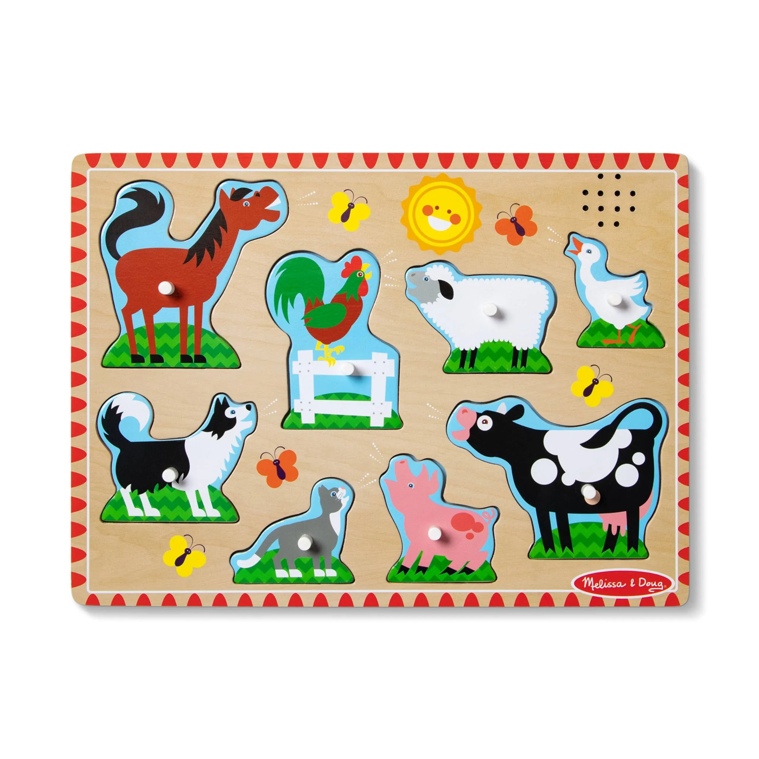 Melissa & Doug Farm Animals Sound Puzzle