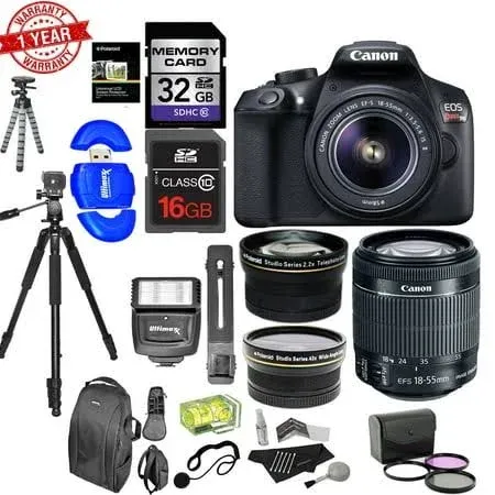 Canon EOS Rebel T6 DSLR Camera 18-55mm