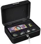 Honeywell, Standard Steel Cash Box, Black, 6112